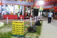 সম্প্রীতির এক অনন্য দৃষ্টান্ত, একই মাঠে মসজিদে নামাজ, মন্দিরে পূজা