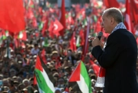 লাখো জনতার সামনে গাজা ইস্যুতে যাকে দায়ী করলেন এরদোগান