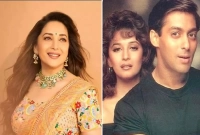 সালমানকে আমার পা ছুঁয়ে দেখার দৃশ্য দেখেন, মানুষ হৈচৈ করত: মাধুরী