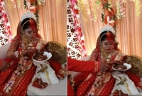 বিয়ের রাতে নববধূর এমন ভিডিও! যা দেখে হাসির রোল