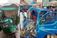 বাস-পিকআপ ও অটোরিকশার ত্রিমুখী সংঘর্ষ, ৩ জনের মৃত্যু