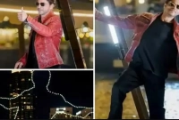 কিং খানের সামনেই দুবাইয়ের আকাশে যা ঘটলো