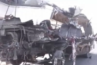 ভয়াবহ সংঘর্ষ বাস-ট্রাকের, ১২ জনের মৃত্যু