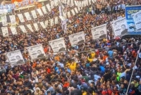 যেন জনসমুদ্র, স্মরণকালের শ্রেষ্ট জনসভা! কোন প্রার্থীর জানেন?