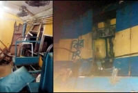 যশোরে রেলক্রসিংয়ে ট্রাক-ট্রেন সংঘর্ষ