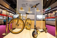 ২৪ ক্যারেট স্বর্ণে নির্মিত স্কুটার ও বাইসাইকেল! দাম কত?