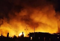 ভয়াবহ আগুন শেখেরচর-বাবুরহাটে 