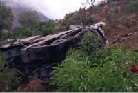 যাত্রীবাহী বাস গিয়ে পড়ল খাদে, ভয়াবহ এই দুর্ঘটনায় ২৫ জনের মৃত্যু