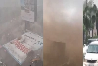 হঠাৎ শুরু হয় এই ঝড়, ৩ জনের মৃত্যু, ধ্বংস্তুপের নিচে চাপা পড়েছে ১০০