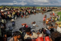 বাংলাদেশ সীমান্তবর্তী মংডুতে ভয়াবহ ড্রোন হামলা, ২০০ নিহতের শঙ্কা