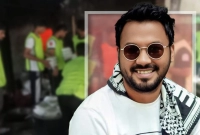 বন্যাকবলিত হাজারও মানুষকে রান্না করে খাওয়াচ্ছেন পলাশ