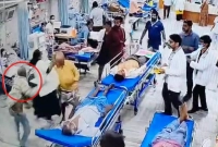 চুলের মুঠি ধরে নারী চিকিৎসককে রোগীর মারধর (ভিডিও)