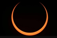 রিং অব ফায়ার, আকাশে দেখা মিলল বিস্ময়কর দৃশ্যের