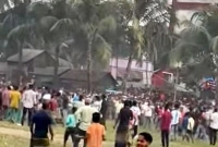 ফুটবল খেলা নিয়ে দুই গ্রামবাসীর মধ্যে সংঘর্ষ