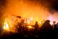 ভয়াবহ অগ্নিকাণ্ডে অসংখ্য ব্যবসা প্রতিষ্ঠান পুড়ে ছাই