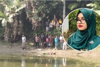 ইট বাঁধা ও গলায় রশি দিয়ে ফাঁস লাগানো অবস্থায় নারীর মরদেহ উদ্ধার 