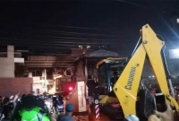 বুলডোজার দিয়ে গুঁড়িয়ে দেওয়া হলো ‘শেখবাড়ি’