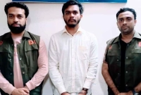 ছাত্রদল নেতা তন্ময় গ্রেপ্তার