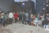 হঠাৎ ধসে পড়ল  চারতলা ভবন, এখন পর্যন্ত ৪ মরদেহ উদ্ধার, অনেক আটকে পড়ার আশঙ্কা