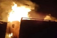 জনপ্রিয় নায়কের শুটিং সেটে ভয়াবহ অগ্নিকাণ্ড