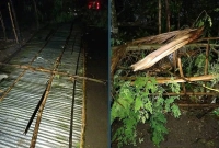 কয়েক মিনিটের কালবৈশাখী ঝড়ের তাণ্ডবে লন্ডভন্ড রংপুর