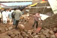 হঠাৎ হুড়মুড়িয়ে ভেঙে পড়ল মন্দির, ৮ জনের মৃত্যু