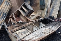 বিএনপি নেতার বাড়িতে আগুন