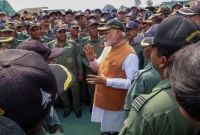 পাকিস্তানের হামলা করা সেই বিমানঘাঁটি দেখতে গেলেন মোদি, দিলেন যে তথ্য