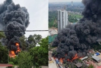 ভয়াবহ আগুন মালয়েশিয়ার সেলাঙ্গর ও জোহর রাজ্যে