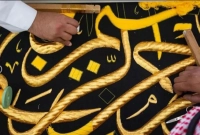 কাবার গিলাফ তৈরির প্রক্রিয়াটি দশটি ধাপে করা হয়