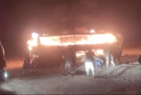 যাত্রীবাহী বাস দুর্ঘটনায় ১৭ শিশুসহ কমপক্ষে ৭১ জনের মৃত্যু