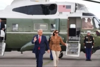 জরুরি অবতরণ ট্রাম্প ও তার স্ত্রীর বহনকারী হেলিকপ্টারের