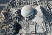 আজানের মধুর ধ্বনি ভেসে আসছে গাজায় নিশ্চিহ্ন মসজিদের ধ্বংসস্তূপ থেকে