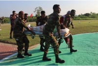 স্থলমাইন-বিস্ফোরণে-আহত-বিজিবি-সদস্যকে-ঢাকায়-আনা-হলো-হেলিকপ্টারে