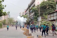 রাজধানীতে-পুলিশ-ও-শিক্ষার্থীদের-মধ্যে-সংঘর্ষ