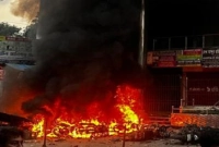 ভয়াবহ-সংঘর্ষ-বিএনপির-কার্যালয়ে-হামলা-আশেপাশে-ব্যাপক-ভাঙচুর-১১টি-মোটরসাইকেলে-আগুন