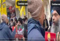 লন্ডনে-বাংলাদেশ-হাইকমিশনের-সামনে-হিন্দুত্ববাদীদের-বিক্ষোভে-খালিস্তানপন্থীদের-বাধা