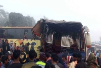 ৩-বাসের-মুখোমুখি-সংঘর্ষে-দুই-জনের-মৃত্যু