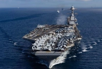 যুক্তরাষ্ট্রের-সবচেয়ে-বড়-রণতরীতে-আগুন