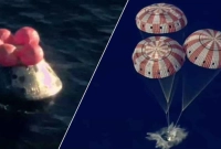 ঐতিহাসিক-চন্দ্রাভিযান-শেষে-পৃথিবীতে-এলেন-চার-নভোচারী