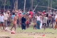 পাকুন্দিয়ায়-ফুটবল-খেলাকে-কেন্দ্র-করে-দুই-গ্রামের-মধ্যে-সংঘর্ষ